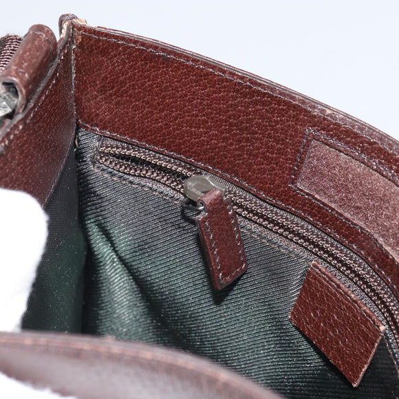 GUCCI GG Canvas Shoulder Bag Beige Silver 27639 Auth 159029