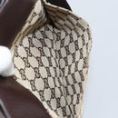 GUCCI GG Canvas Shoulder Bag Beige Silver 27639 Auth 159029-11