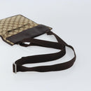 GUCCI GG Canvas Shoulder Bag Beige Silver 27639 Auth 159029-7