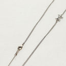 LOUIS VUITTON Twisted Flower Necklace metal Silver tone M00916 LV Auth 159032V-14