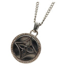 LOUIS VUITTON Twisted Flower Necklace metal Silver tone M00916 LV Auth 159032V-3