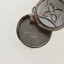 LOUIS VUITTON Twisted Flower Necklace metal Silver tone M00916 LV Auth 159032V-8