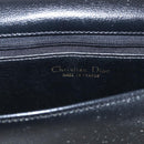 Christian Dior Shoulder Bag Leather Black Gold Auth 159033-15