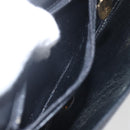 Christian Dior Shoulder Bag Leather Black Gold Auth 159033-20