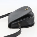 Christian Dior Shoulder Bag Leather Black Gold Auth 159033-4