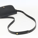 Christian Dior Shoulder Bag Leather Black Gold Auth 159033-7