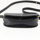 Christian Dior Shoulder Bag Leather Black Gold Auth 159033-9