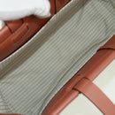 LOEWE Anagram Cushion Tote Bag Canvas Light green Auth 159034-19