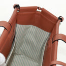 LOEWE Anagram Cushion Tote Bag Canvas Light green Auth 159034-21