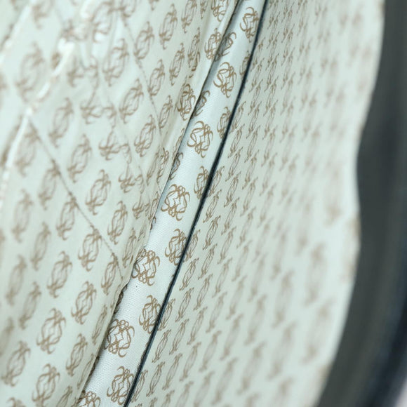 LOEWE Anagram Business Bag Leather 2way Black Gold Auth 159035