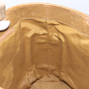 Salvatore Ferragamo Gancini Tote Bag Canvas Lichtblauw Goud Auth 159039-18