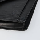 LOUIS VUITTON Epi Serie Dragonne Clutch Bag Black Noir M52612 LV Auth 159042-8
