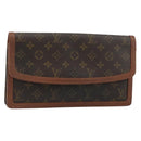 LOUIS VUITTON Monogram Pochette Dam GM Clutch Bag M51810 LV Auth 159045-1