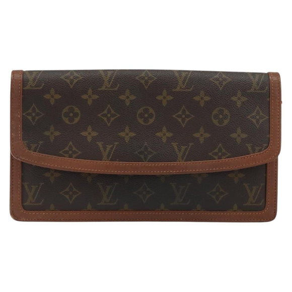 LOUIS VUITTON Monogram Pochette Dam GM Clutch Bag M51810 LV Auth 159045