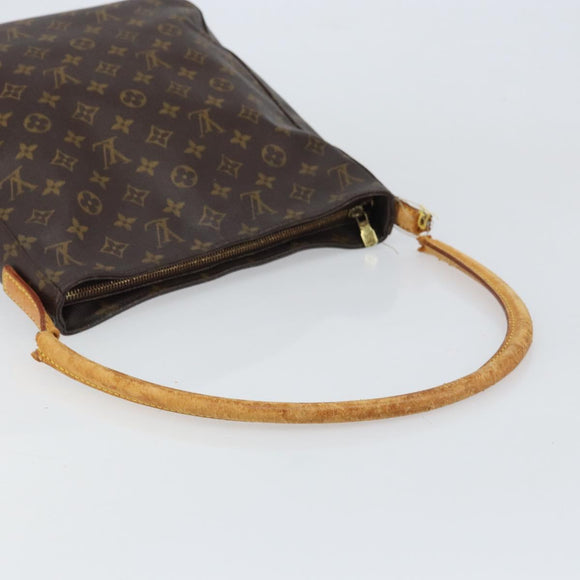LOUIS VUITTON Monogram Looping GM Shoulder Bag M51145 LV Auth 159046