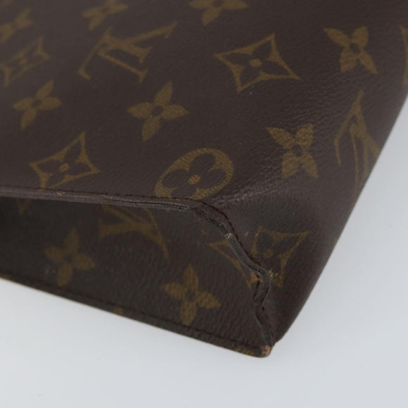 LOUIS VUITTON Monogram Poche Toilette 26 Pouch M47542 LV Auth 159048