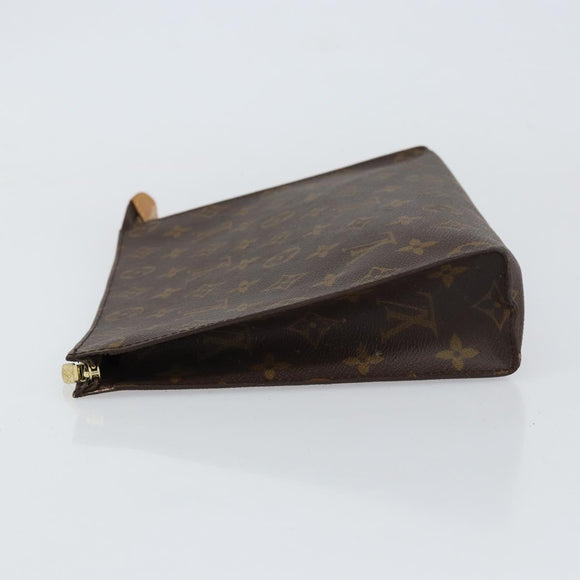LOUIS VUITTON Monogram Poche Toilette 26 Pouch M47542 LV Auth 159048