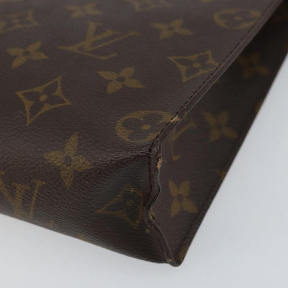 LOUIS VUITTON Monogram Poche Toilette 26 Pouch M47542 LV Auth 159048
