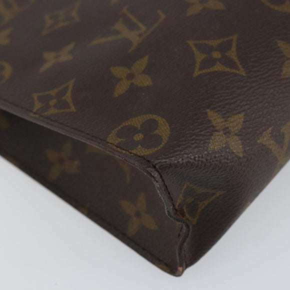 LOUIS VUITTON Monogram Poche Toilette 26 Pouch M47542 LV Auth 159048
