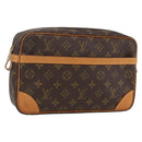 LOUIS VUITTON Monogram Compiegne 28 Clutch Bag M51845 LV Auth 159049-1