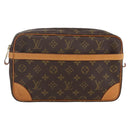 LOUIS VUITTON Monogram Compiegne 28 Clutch Bag M51845 LV Auth 159049-13
