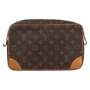 LOUIS VUITTON Monogram Compiegne 28 Clutch Bag M51845 LV Auth 159049-2