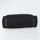PRADA Hand Bag Nylon Black Silver Auth 159051-9