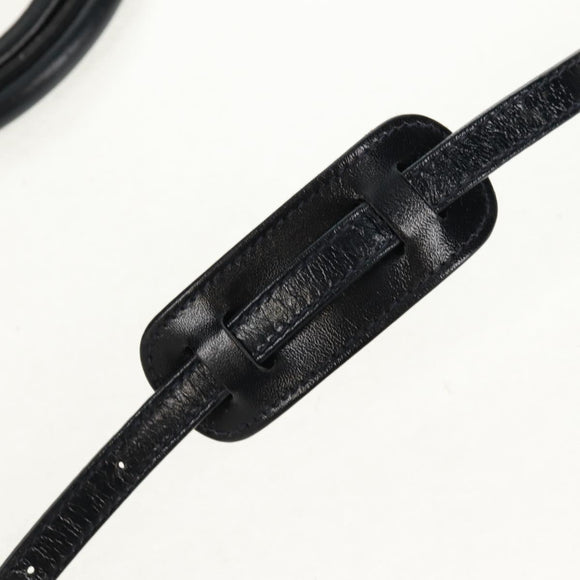 MCM Logogram Vicetos Boston Bag PVC Leather 2way White Gold Auth 159053