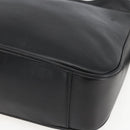 GUCCI Bamboo Hand Bag Leather 2way Black Gold 001 1638 Auth 159054-10