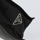 PRADA Hand Bag Nylon Black Silver Auth 159055-17