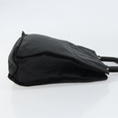 PRADA Hand Bag Nylon Black Silver Auth 159055-3
