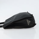 PRADA Hand Bag Nylon Black Silver Auth 159055-4