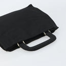 PRADA Hand Bag Nylon Black Silver Auth 159055-6