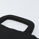 PRADA Hand Bag Nylon Black Silver Auth 159055-8