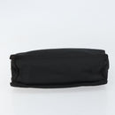 PRADA Hand Bag Nylon Black Silver Auth 159055-5
