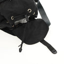PRADA Backpack Nylon Black Silver Auth 159056-23
