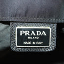 PRADA Backpack Nylon Black Silver Auth 159056-24