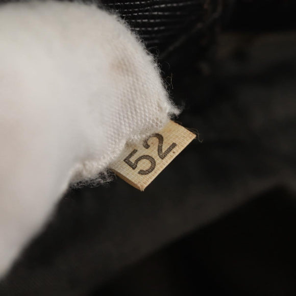 PRADA Backpack Nylon Black Silver Auth 159056