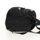 PRADA Backpack Nylon Black Silver Auth 159056-4