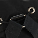 PRADA Backpack Nylon Black Silver Auth 159056-7