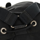 PRADA Backpack Nylon Black Silver Auth 159056-14
