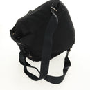 PRADA Backpack Nylon Black Silver Auth 159056-8