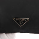 PRADA Shoulder Bag Nylon Black Silver Auth 159057-17