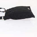 PRADA Shoulder Bag Nylon Black Silver Auth 159057-4