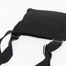 PRADA Shoulder Bag Nylon Black Silver Auth 159057-6