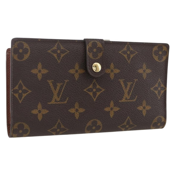 LOUIS VUITTON Monogram Continental Clutch Wallet T61217 LV Auth 159059