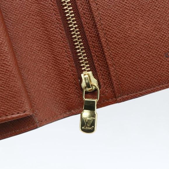 LOUIS VUITTON Monogram Continental Clutch Wallet T61217 LV Auth 159059