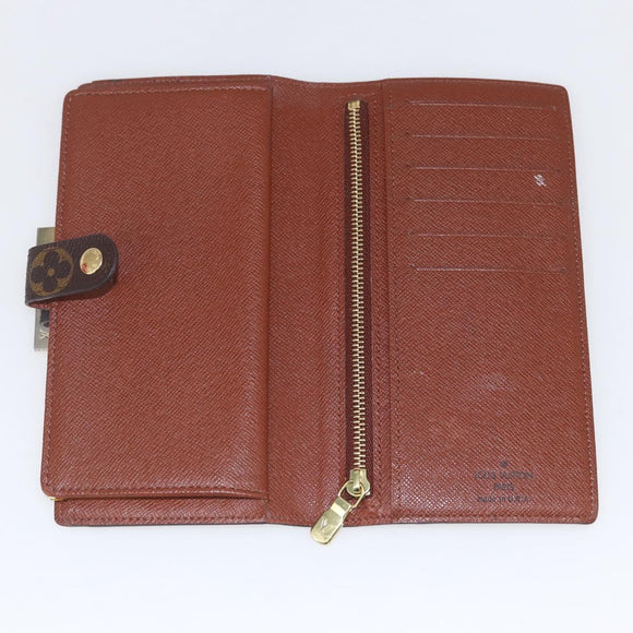 LOUIS VUITTON Monogram Continental Clutch Wallet T61217 LV Auth 159059