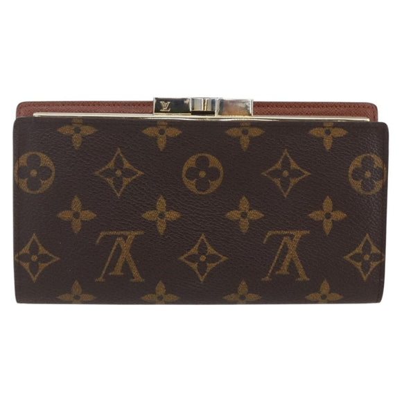 LOUIS VUITTON Monogram Continental Clutch Wallet T61217 LV Auth 159059