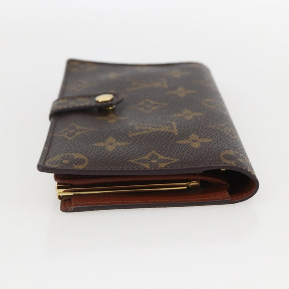 LOUIS VUITTON Monogram Continental Clutch Wallet T61217 LV Auth 159059